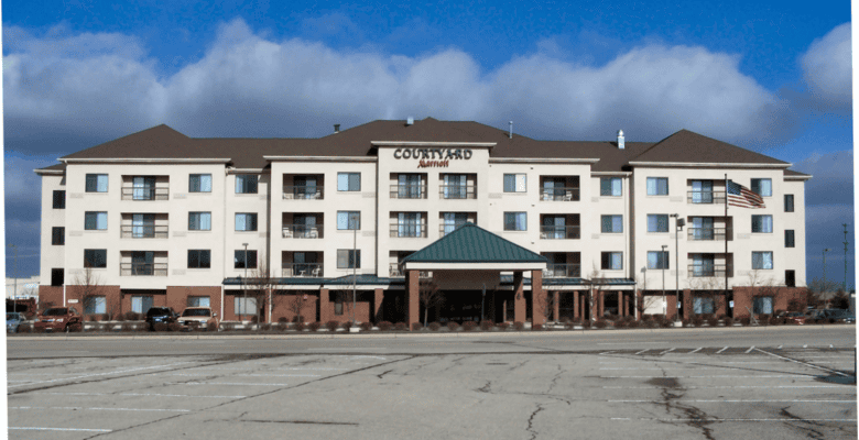 Trisco Construction Service EIFS Project Story: Courtyard Marriott