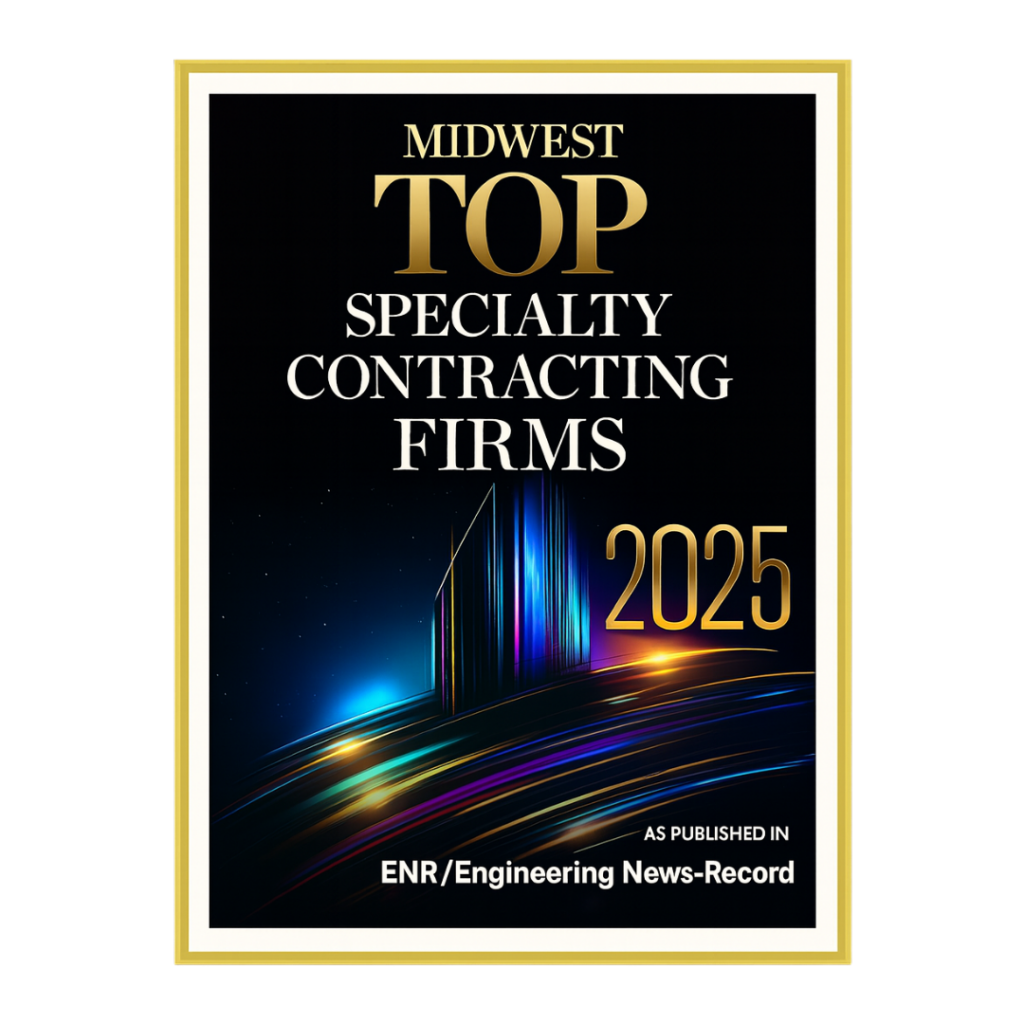 TSI Recognized at the Midwest Top Specialty Contracting Firms in 2025 by ENR