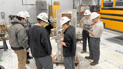 Trade school classroom